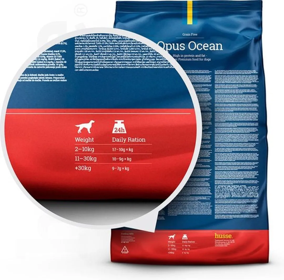 Husse Opus Ocean Zalm & Aardappel Hondenbrokken - 24kg (2x12kg)