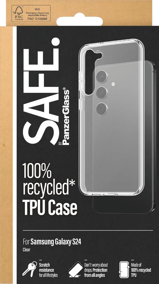 PanzerGlass Hoesje Samsung Galaxy S24 - Transparant - afbeelding 3 van 6