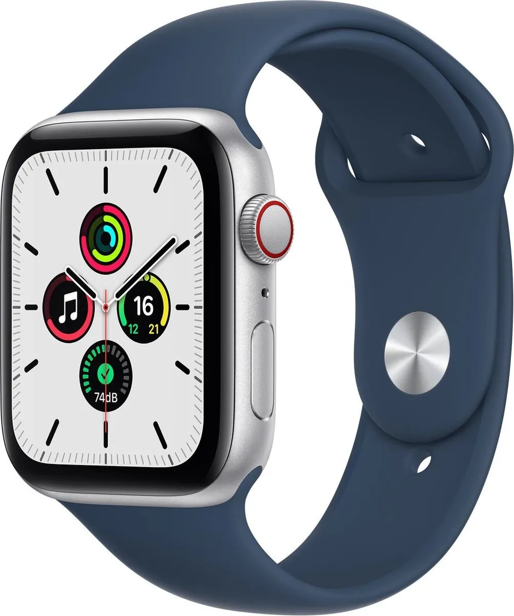 Apple Watch SE MKRY3NF/A - 44mm - Blauw - 296mAh