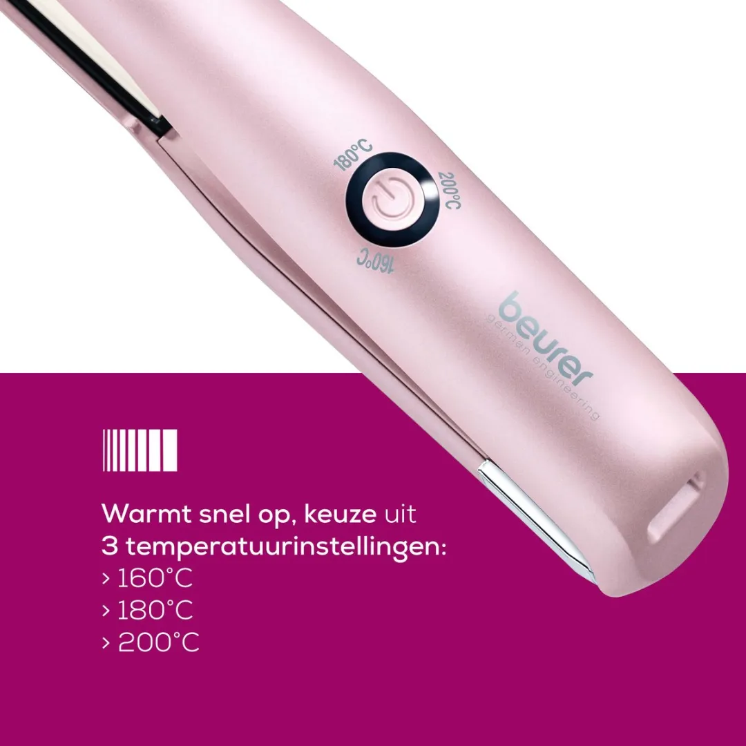 Beurer HS 20 Stijltang - Roze