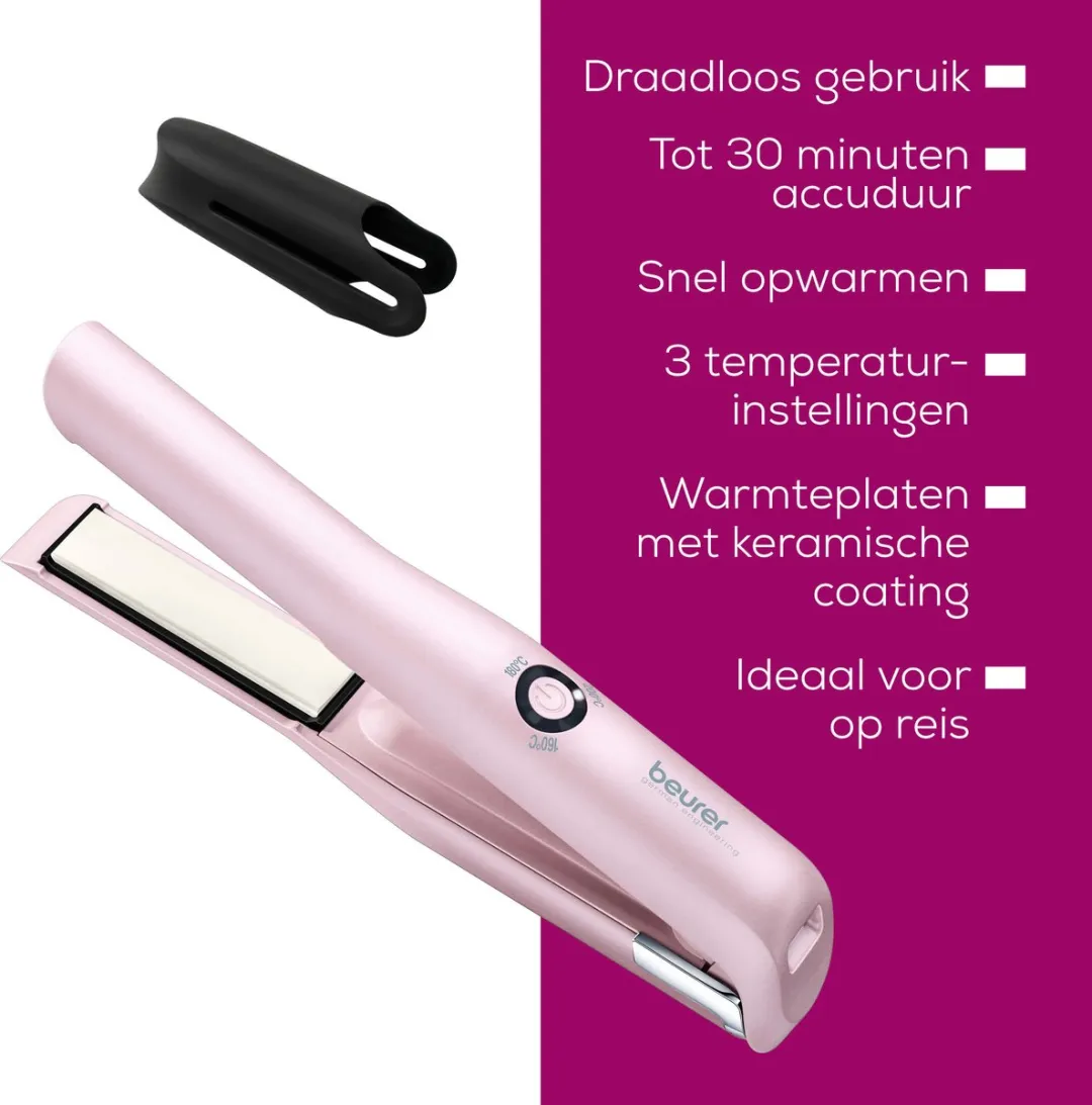 Beurer HS 20 Stijltang - Roze