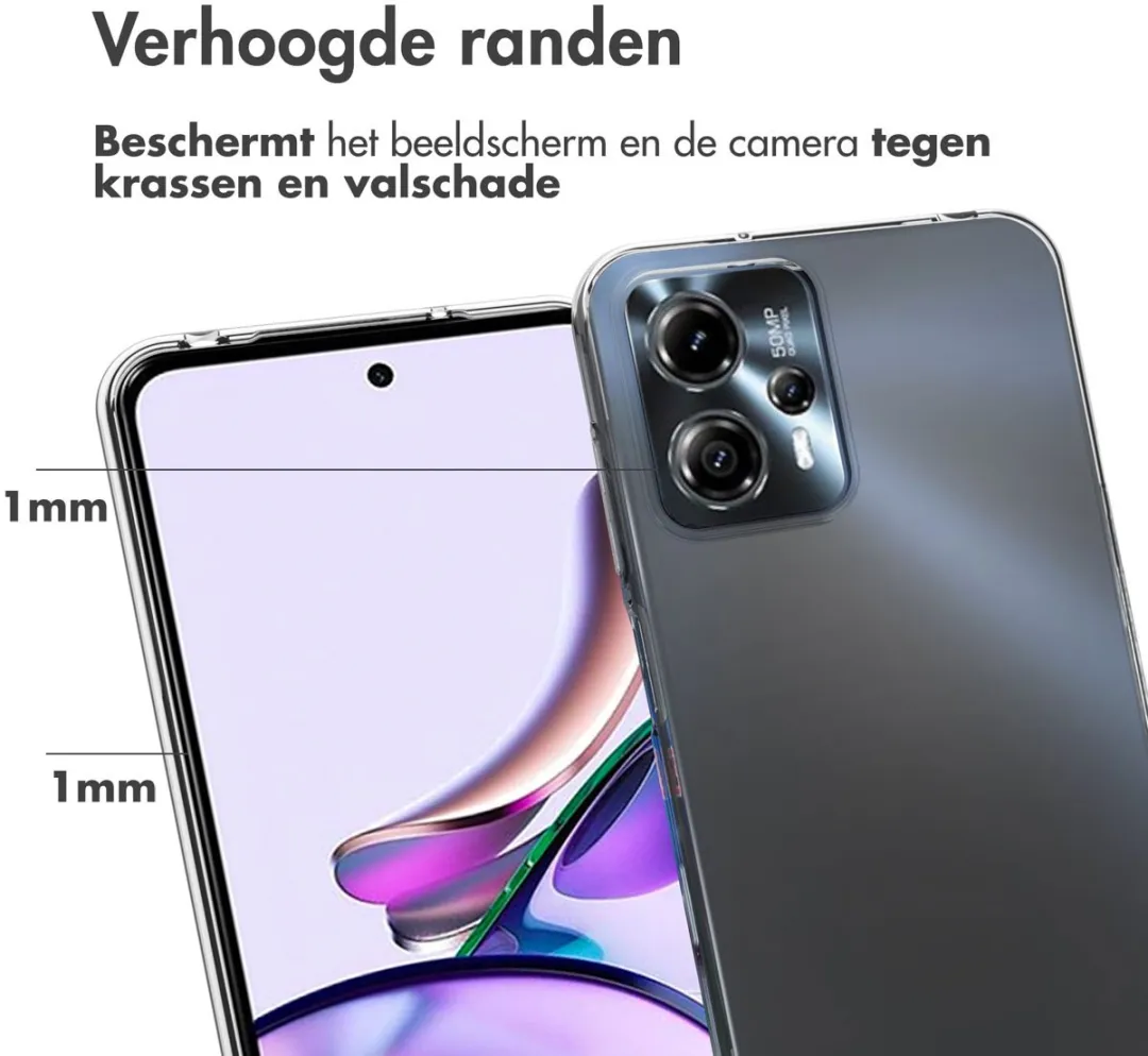 Accezz Hoesje Motorola Moto G13/G23 - Transparant