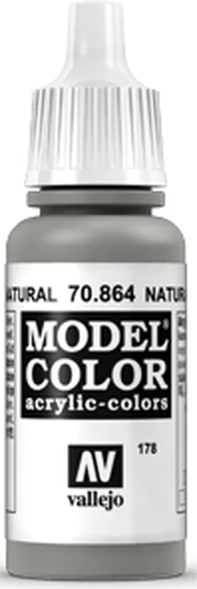 Vallejo Model Color Natural Steel Acrylverf 17ml