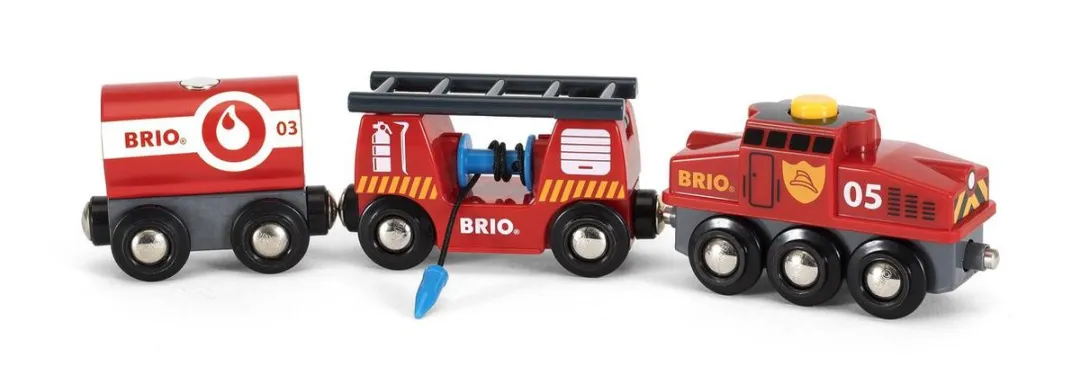 BRIO Trein van de Brandweer 33844 - 3 Treintjes