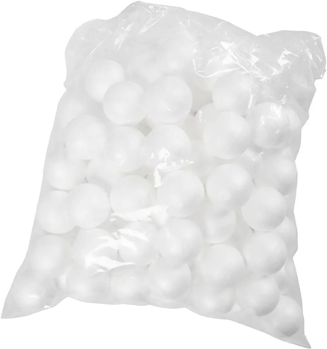 Creativ Company Creotime Styropor ballen Ø4cm - 100 Stuks Wit