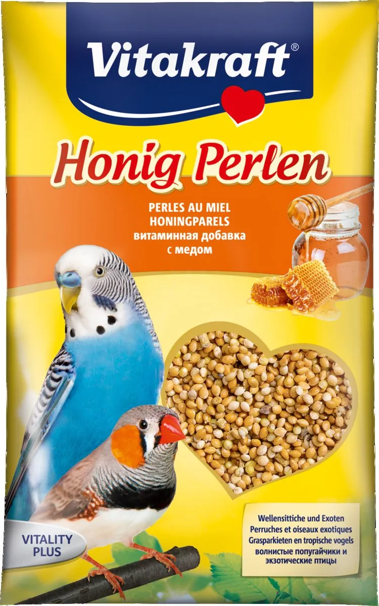 Vitakraft Honingparels Parkiet & Exoot 20g