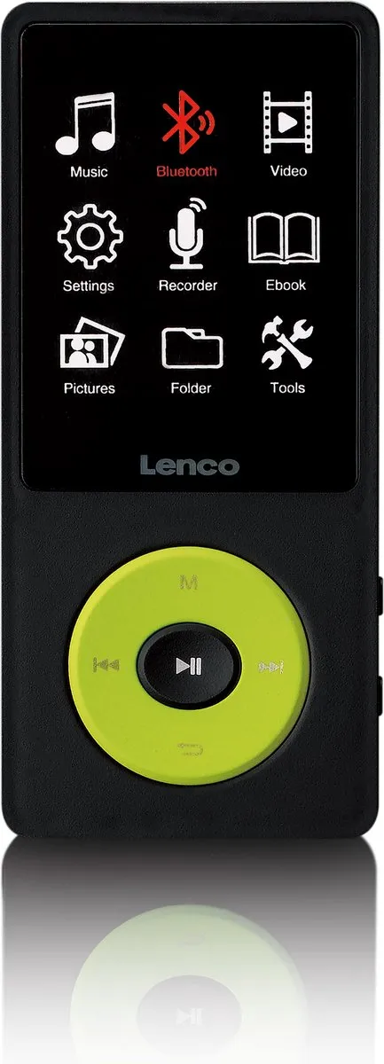 Lenco Xemio-860GN MP3/MP4-speler 8GB - Groen