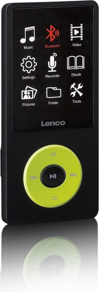 Lenco Xemio-860GN MP3/MP4-speler 8GB - Groen