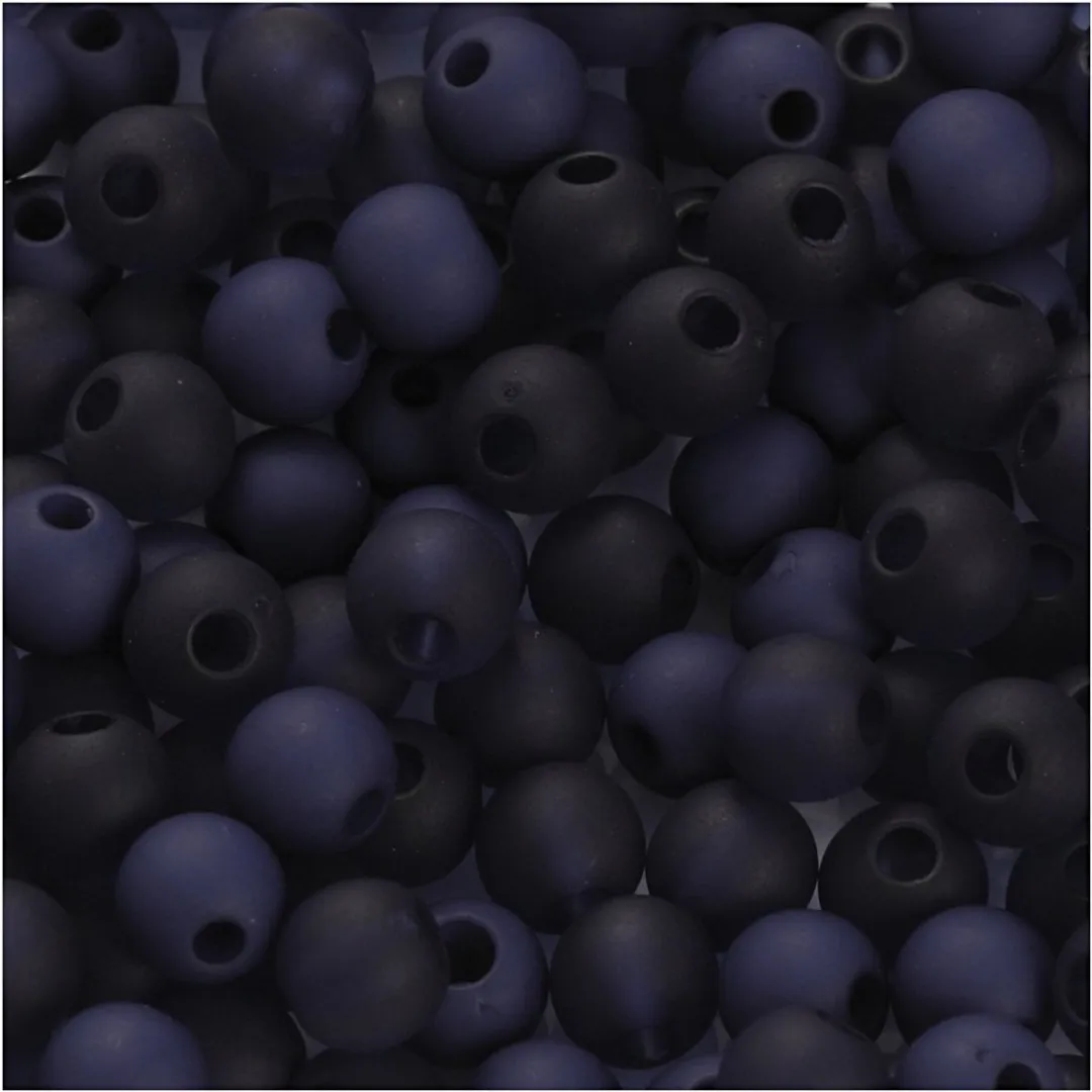 Creativ Company Plastic Kralen 6mm Blauw - 150 Stuks