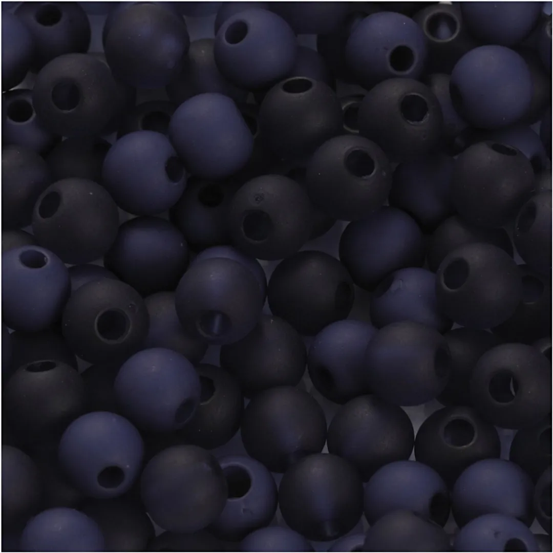 Creativ Company Plastic Kralen 6mm Blauw - 150 Stuks