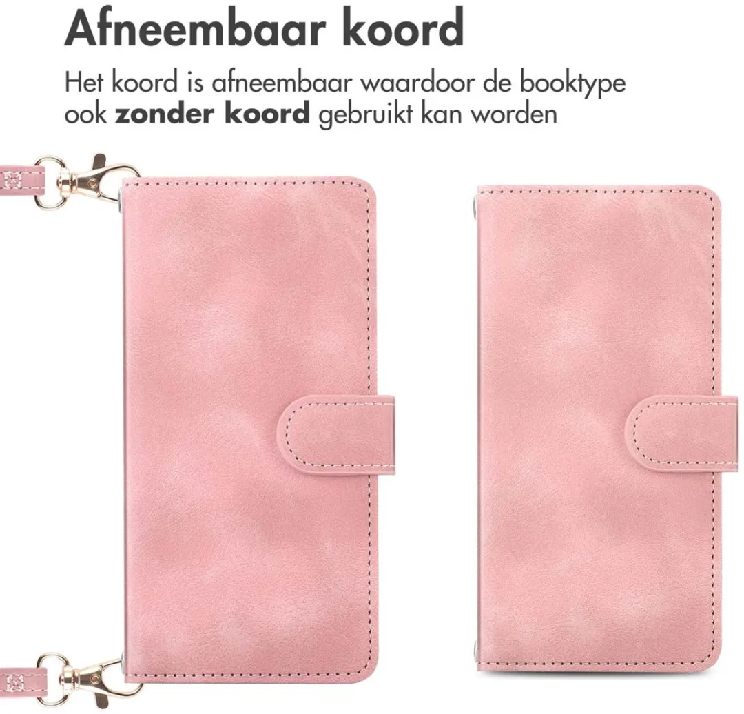 Imoshion iPhone 16 Bookcase Hoesje - 3 Pasjes Roze