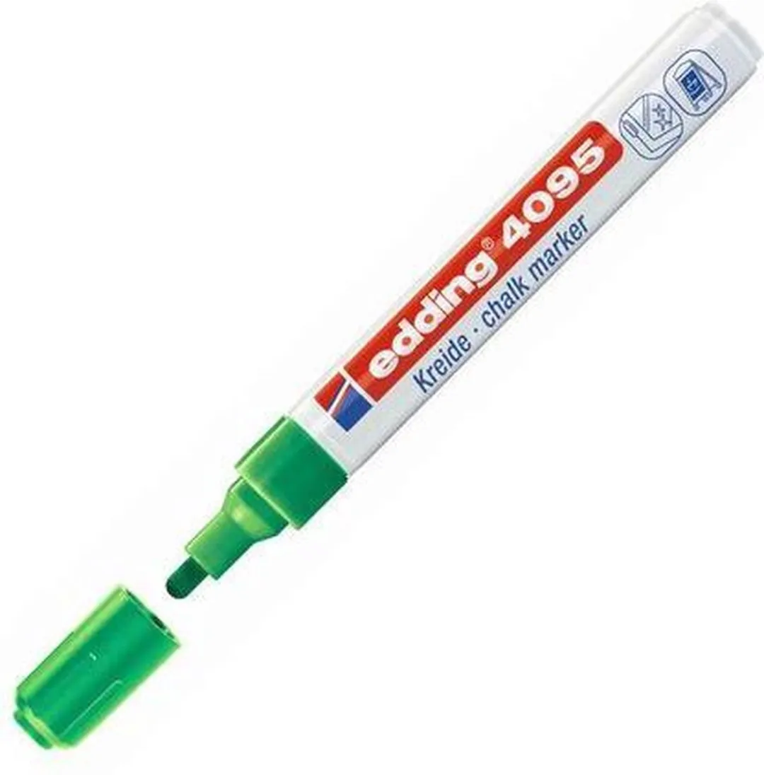edding 4095 Krijtmarker Groen - 1 Stuk