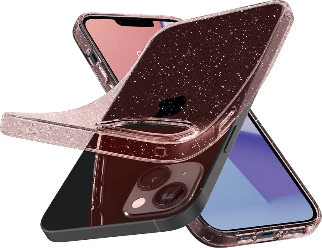 Spigen Liquid Crystal Glitter Case ACS04888 - iPhone 14 Plus - Transparant - afbeelding 3 van 6