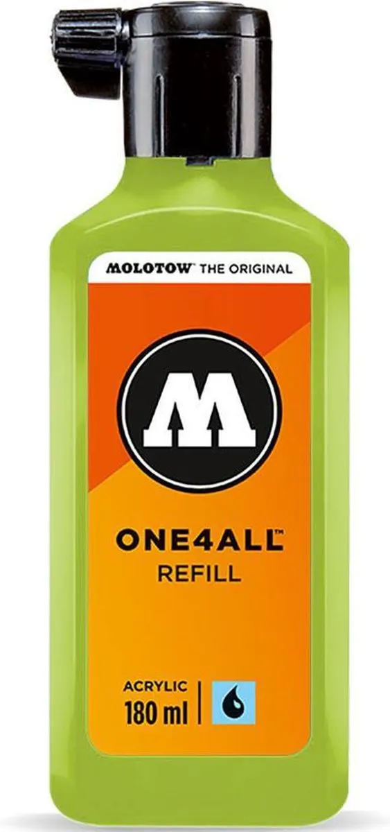 Molotow ONE4ALL Lichtgroene Navul Inkt 180ml