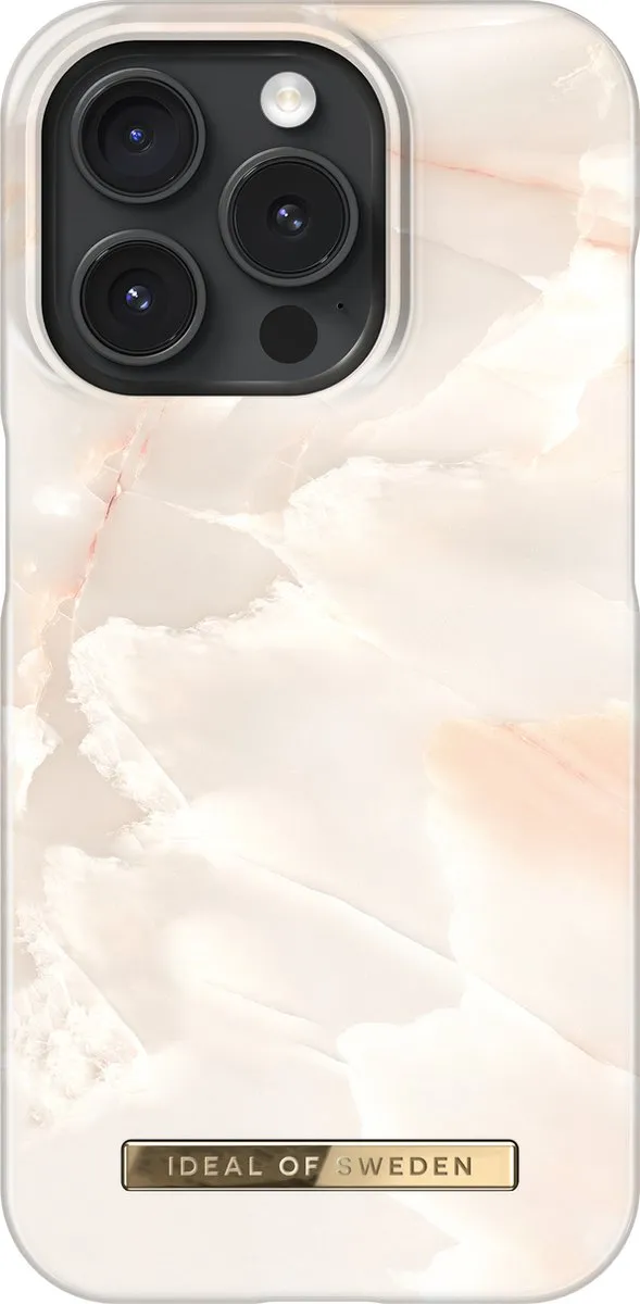iDeal of Sweden iPhone 15 Pro Backcover MagSafe - Rose Pearl Marble