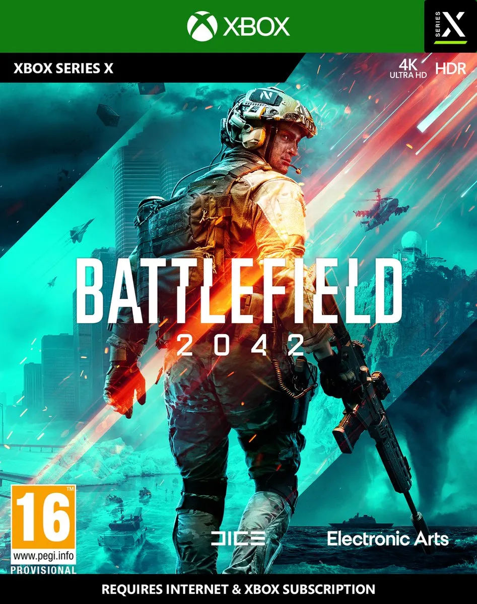 Electronic Arts Battlefield 2042, Xbox Series X, Multiplayer modus, RP (Rating Pending), Fysieke media