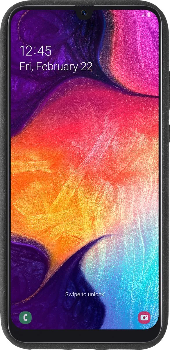 Azuri Samsung Galaxy A50 Hoesje AZCOVFLEXSAA505-BLK - Zwart