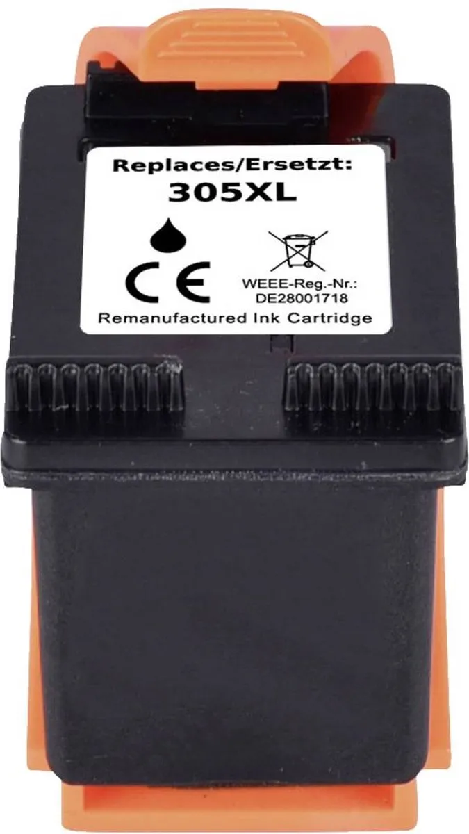 Renkforce Inktcartridge RF-5628892 - Zwart - Compatibel HP 305XL
