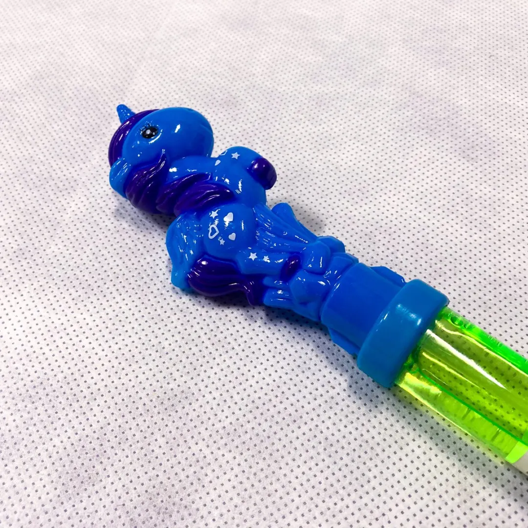 Nicky Toy - Bellenblaas Eenhoorn 38 cm - 3 stuks - diverse kleuren