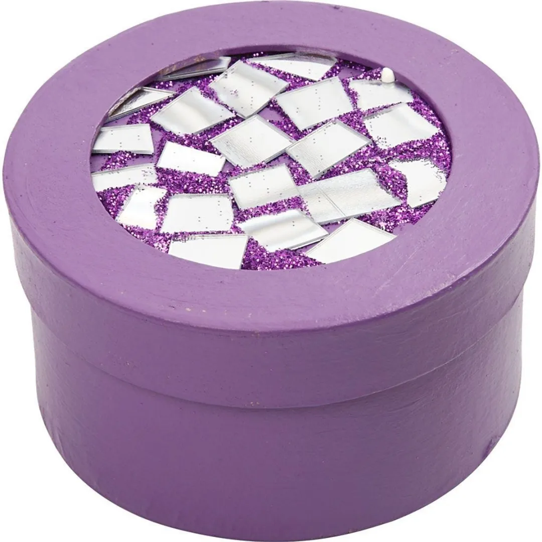 Creativ Company Plastic Spiegelvel 29,5x21cm - Zilver - 10 Stuks