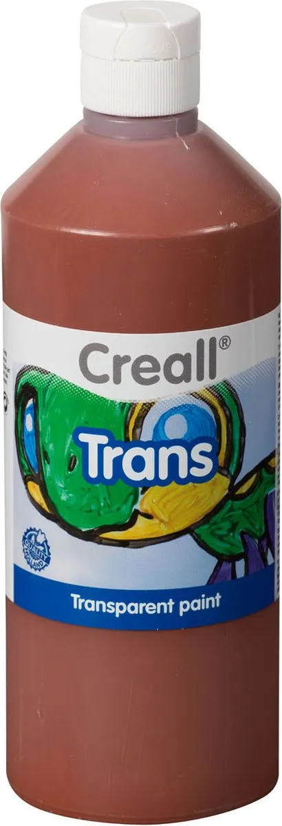 Creall Raamverf Transparant Bruin 500ml