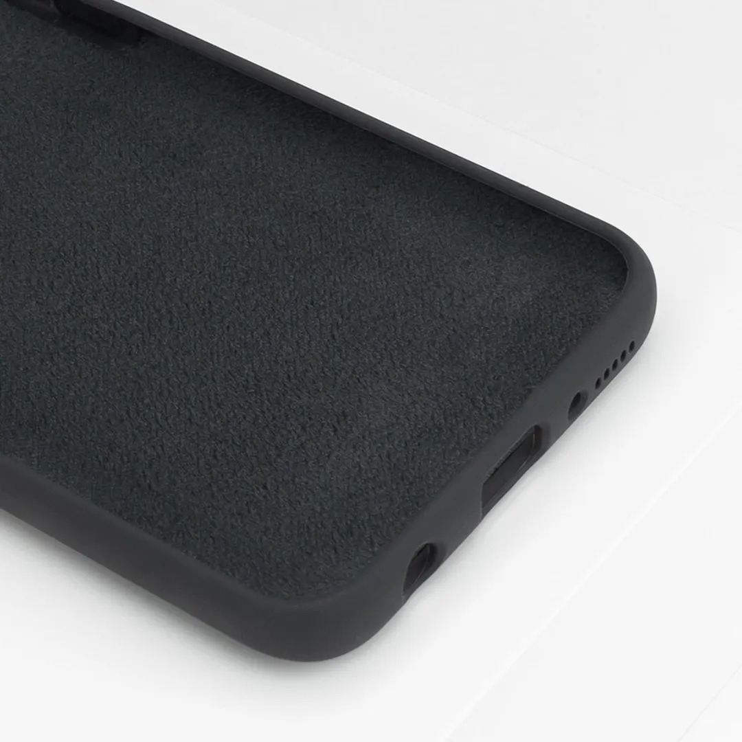 BMAX Siliconen Hoesje Samsung Galaxy A40 - Antraciet
