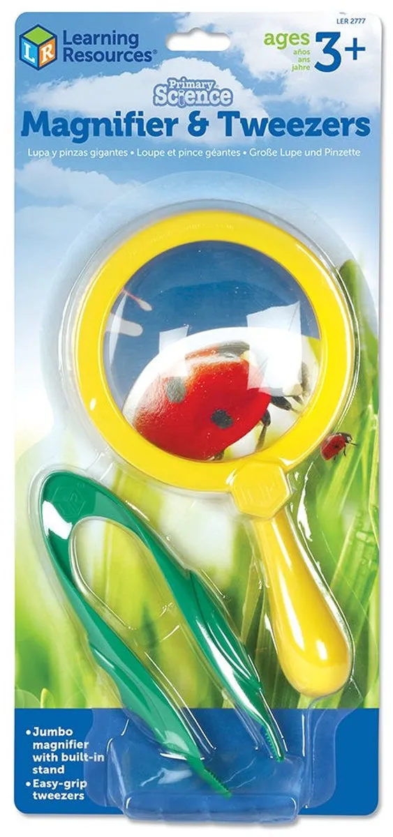 Learning Resources Vergrootglas & Pincet 950LER2777 - Multicolor