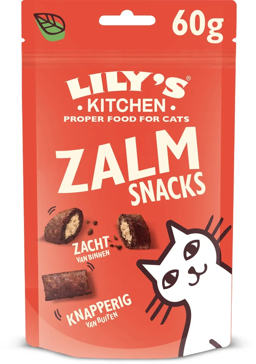 Lily's Kitchen Kom Dan Poes! Kattensnacks Zalm 10x60g