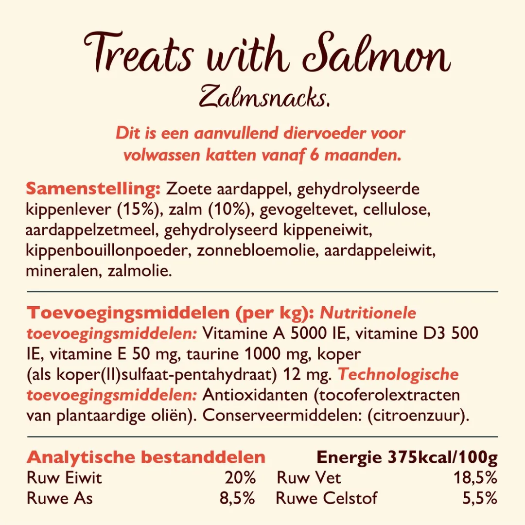 Lily's Kitchen Kom Dan Poes! Kattensnacks Zalm 10x60g
