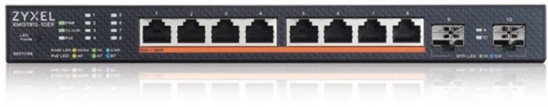 Zyxel XMG1915-10EP Managed Switch - 8x 2.5G PoE - 2x SFP