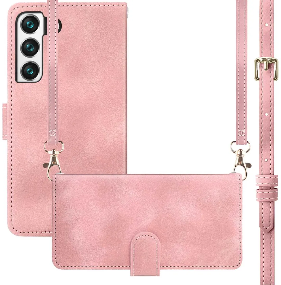 Imoshion Bookcase Hoesje Samsung Galaxy S22 - 3 Pasjes Roze