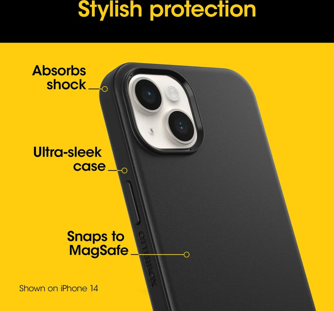 OtterBox Symmetry MagSafe iPhone Hoesje - Zwart