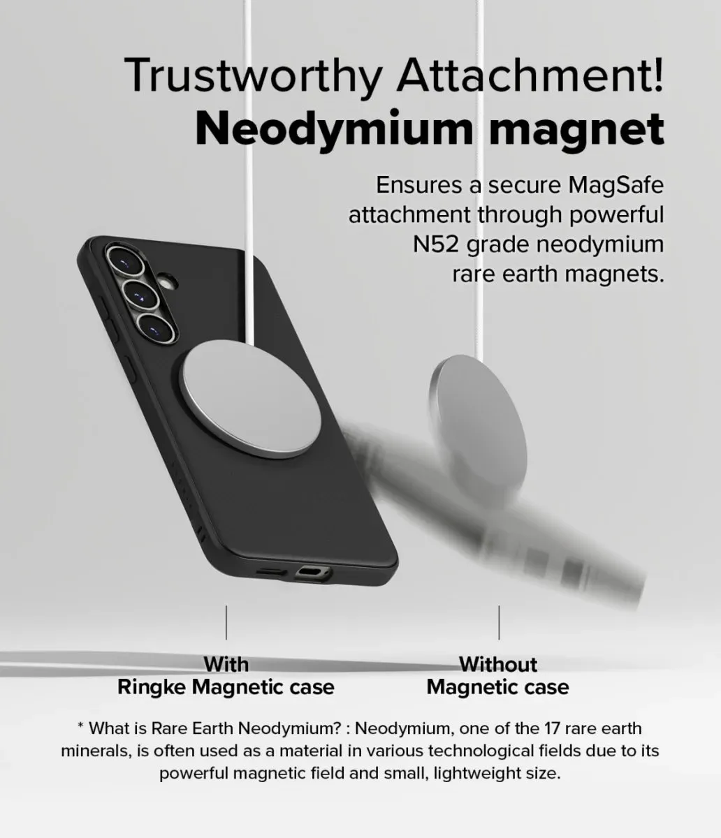 Ringke Onyx Magnetic Hoesje Samsung Galaxy S25 Plus - Zwart - afbeelding 6 van 6