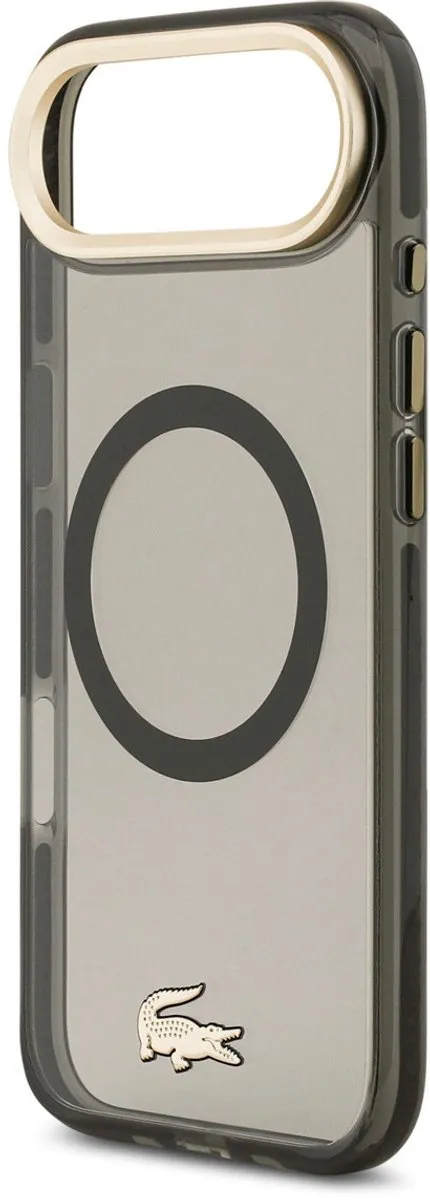 Lacoste Back Cover Case iPhone 17 Air - Zwart - MagSafe