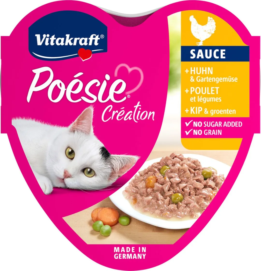 Vitakraft Poésie Creation In Saus Alu Kattenvoer Kip & Groente