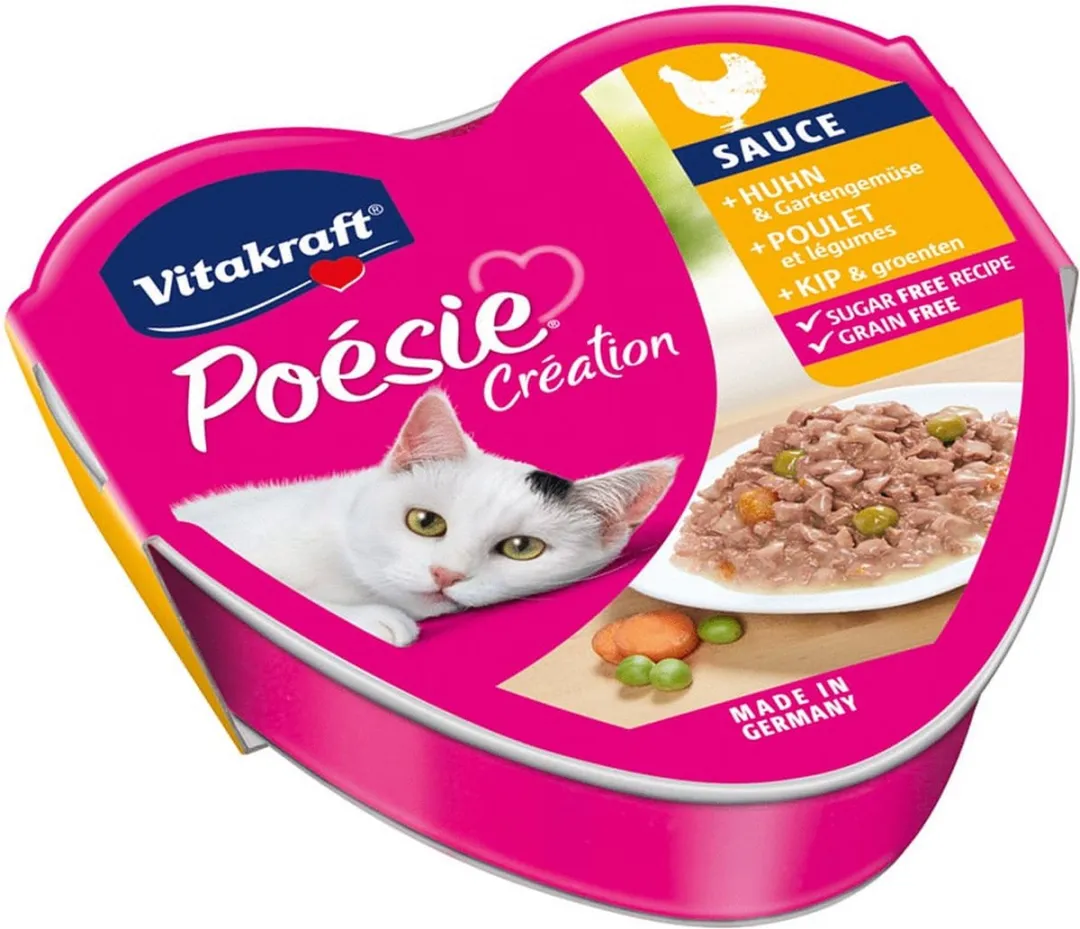 Vitakraft Poésie Creation In Saus Alu Kattenvoer Kip & Groente