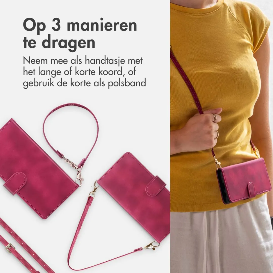 Imoshion Bookcase Hoesje Samsung Galaxy S21 FE - 3 Pasjes - Rood
