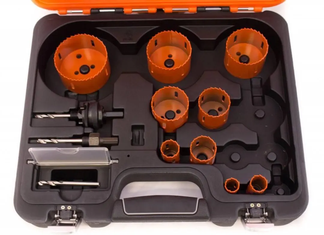 Bahco 3834-SET-86-SP Gatzagenset - 12-delig - Metaal - tot Ø76mm