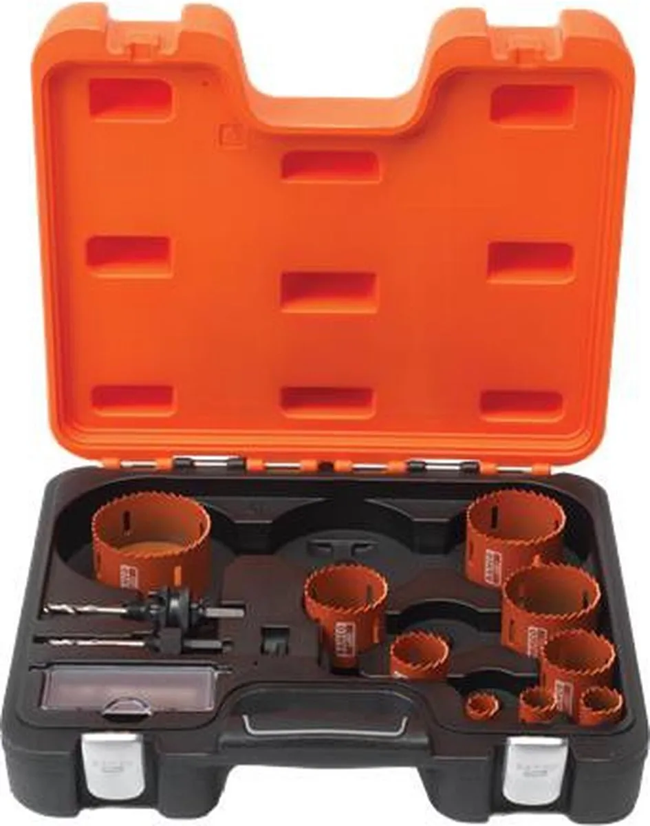 Bahco 3834-SET-86-SP Gatzagenset - 12-delig - Metaal - tot Ø76mm - afbeelding 6 van 6