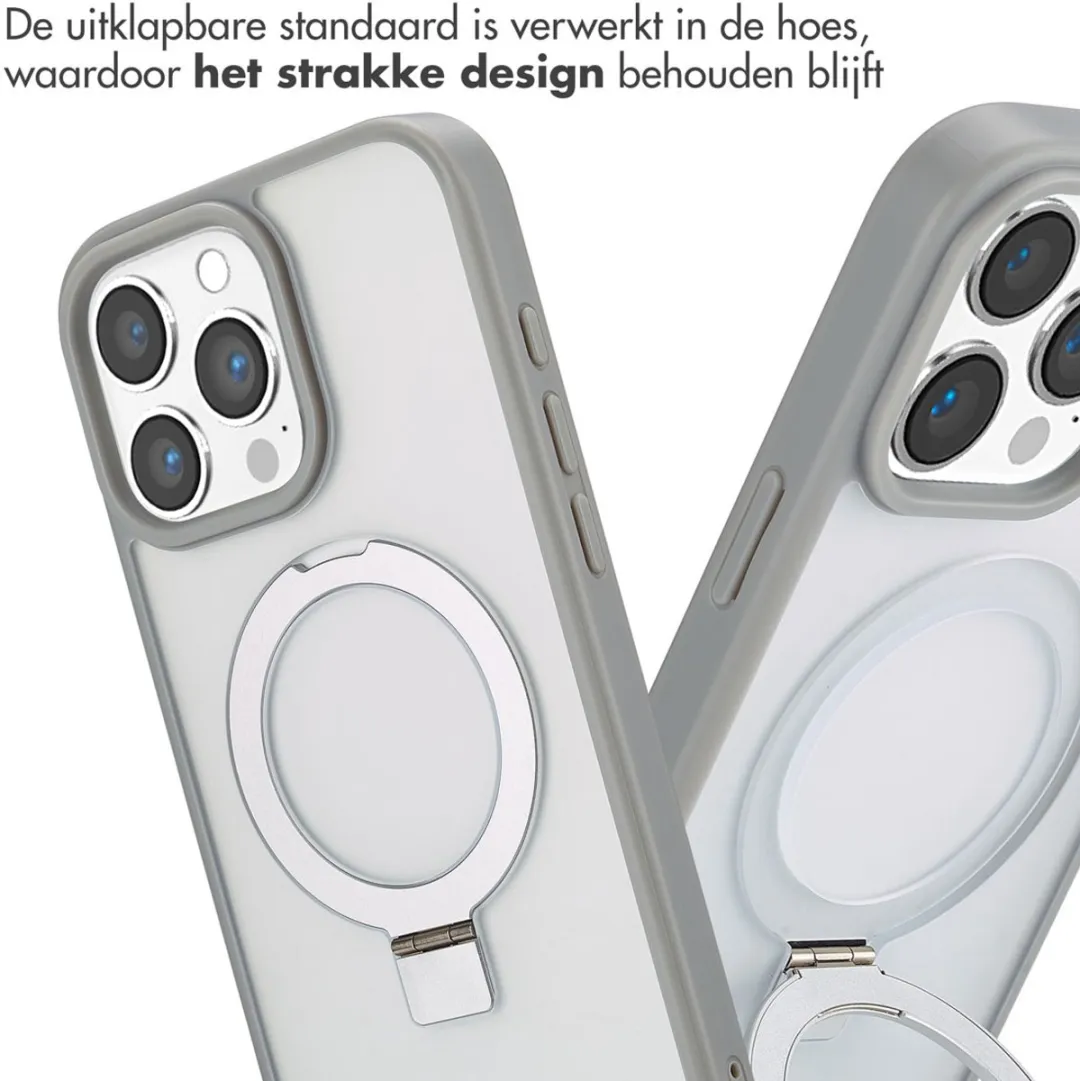 Accezz Hoesje iPhone 16 Pro Max - Grijs - MagSafe
