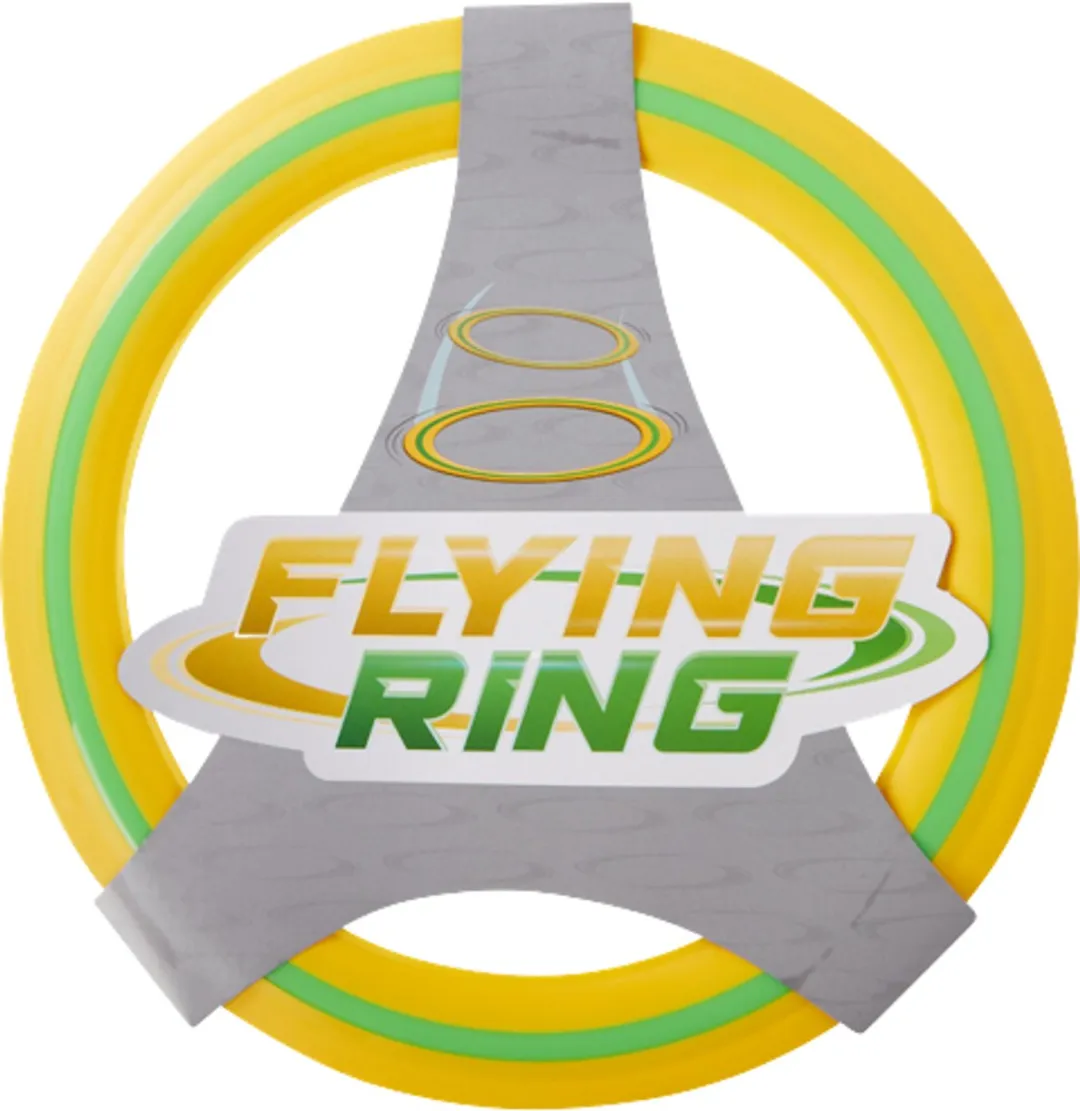 Flying Ring Frisbee multicolor - Assorti - 29 cm - Buitenspeelgoed - Werpschijf - Wannahave kids