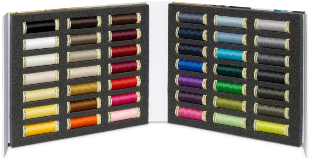 Gutermann Naaigarenalbum 42x100m - Zwart/grijs/wit - afbeelding 6 van 6
