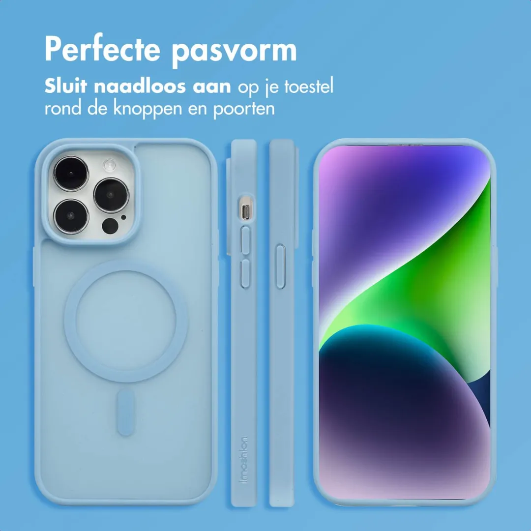 Imoshion Hoesje iPhone 14 Pro Max MagSafe Lichtblauw