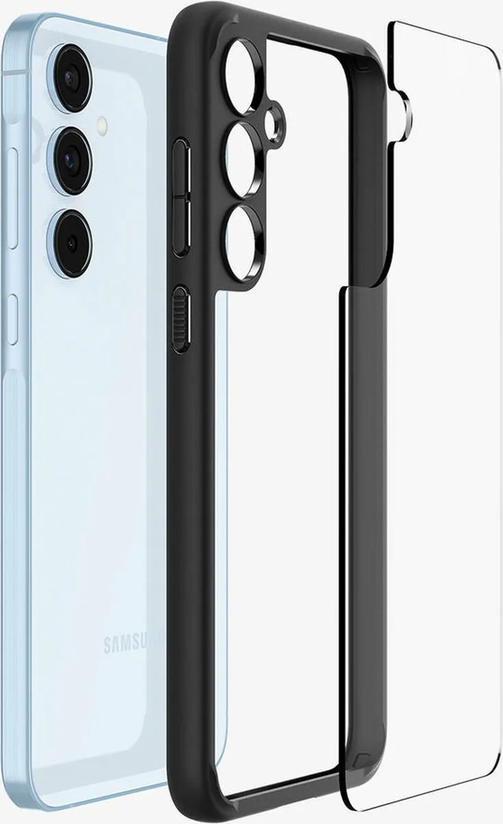 Spigen Ultra Hybrid ACS07529 Hoesje - Samsung Galaxy A55 - Matte Zwart