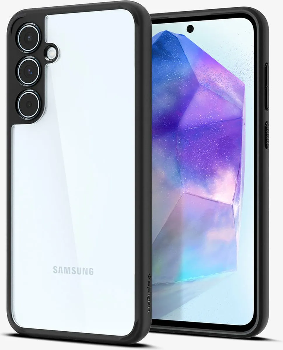 Spigen Ultra Hybrid ACS07529 Hoesje - Samsung Galaxy A55 - Matte Zwart - afbeelding 6 van 6