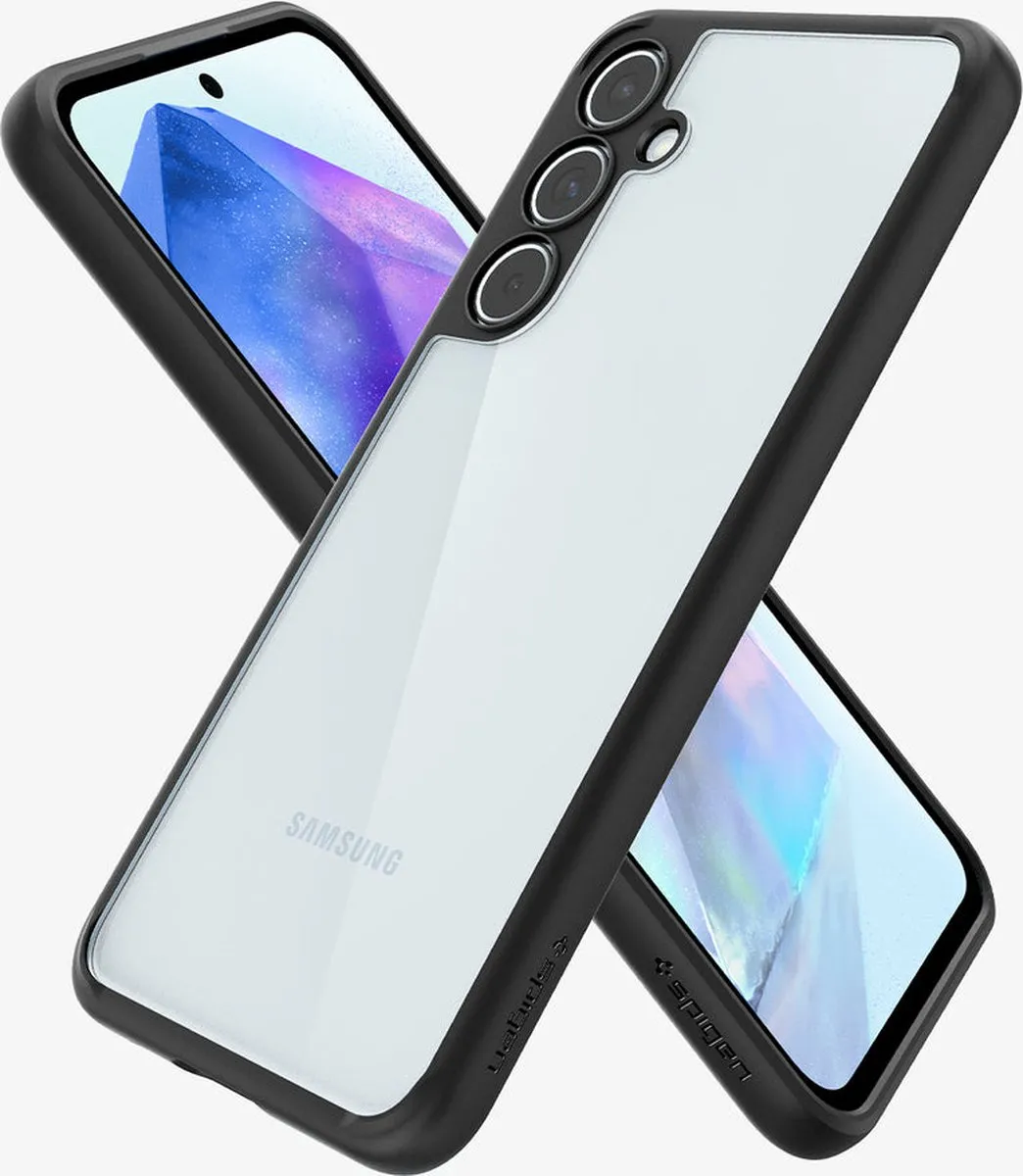 Spigen Ultra Hybrid ACS07529 Hoesje - Samsung Galaxy A55 - Matte Zwart