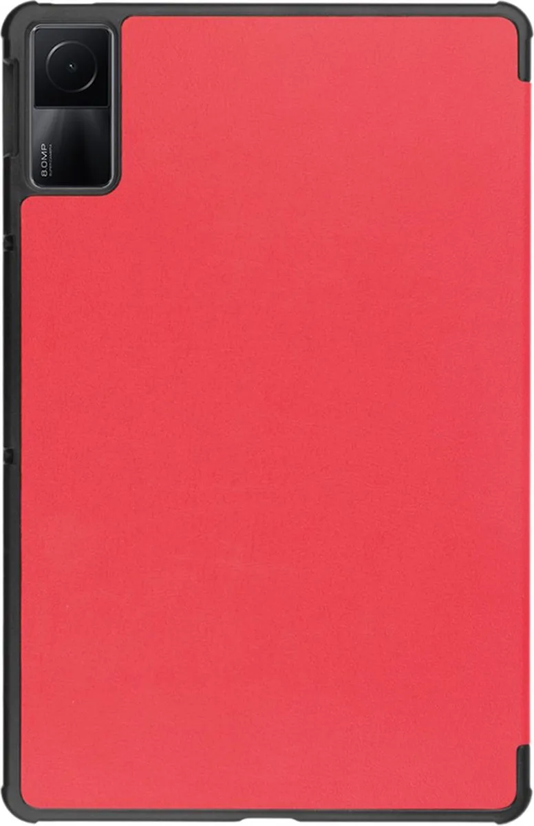 Just in Case Cazy Tablet Hoes Xiaomi Redmi Pad TriFold Bookcase - Rood