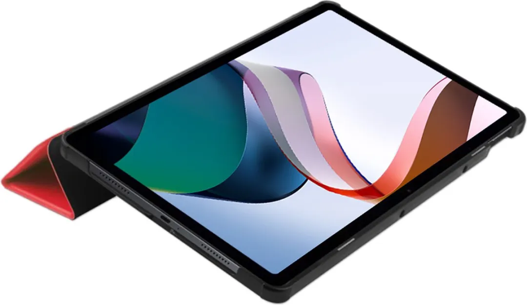 Just in Case Cazy Tablet Hoes Xiaomi Redmi Pad TriFold Bookcase - Rood