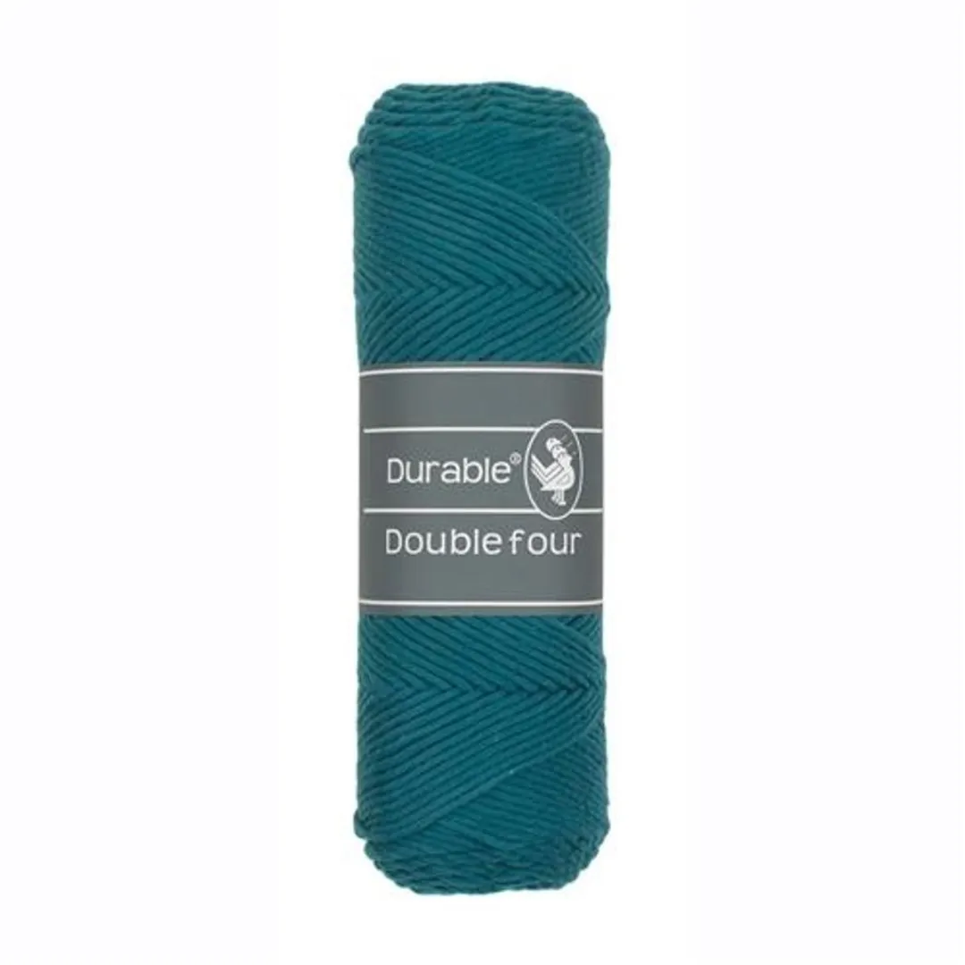 Durable Double Four Katoengaren - Petrol - afbeelding 6 van 6