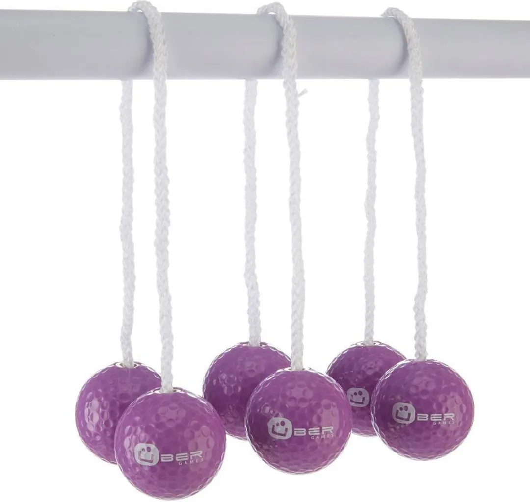 Ubergames Laddergolf Bolas - 6 Stuks - Neon Geel